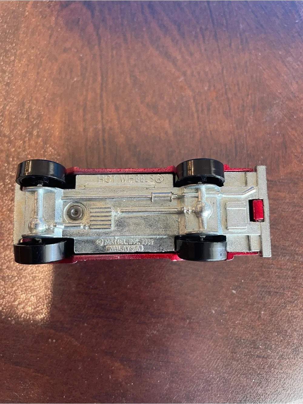 Vintage Hot Wheels 1982 Jeep Scrambler Metallic Red Truck Malaysia 2.75” Diecast